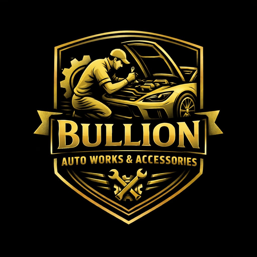 Bullion Auto Works and Accessories Logo